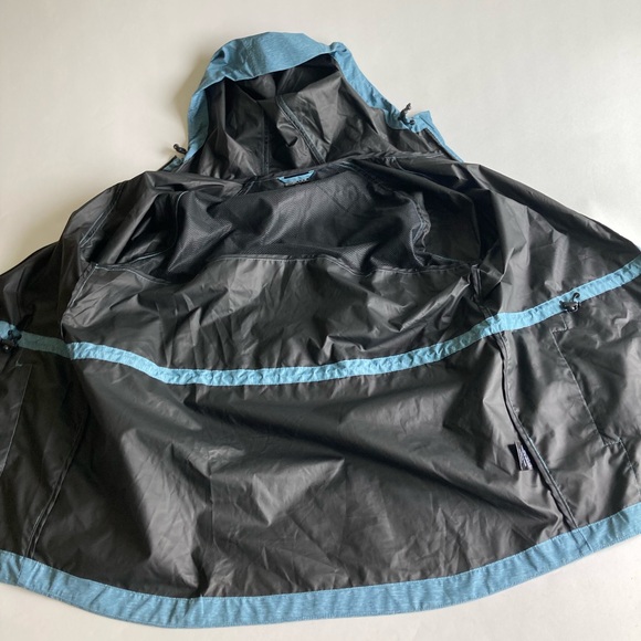New 32 Degrees Blue Polyester Hoodie Rain Parka  size M - Picture 8 of 13